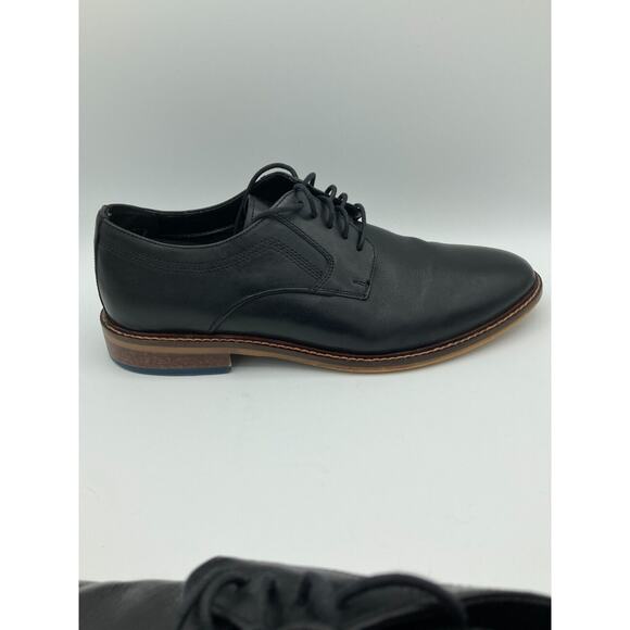 Steve Madden Black Lace Up Men's Leather Dress Shoes Size 9.5 - Picture 8 of 13